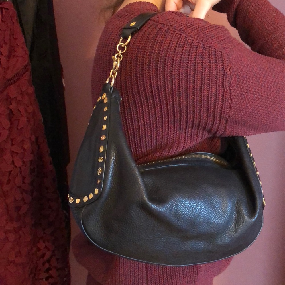 Juicy Couture black leather bag